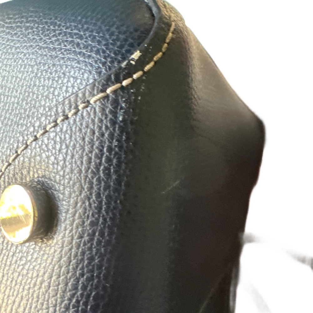 Kate Spade Navy Blue Leather Laptop Bag - Picture 14 of 14